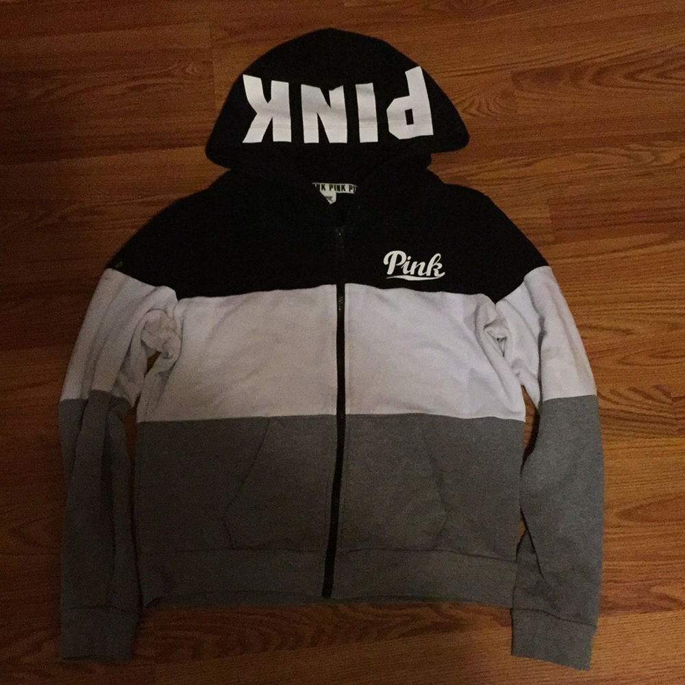 PINK zip up hoodie